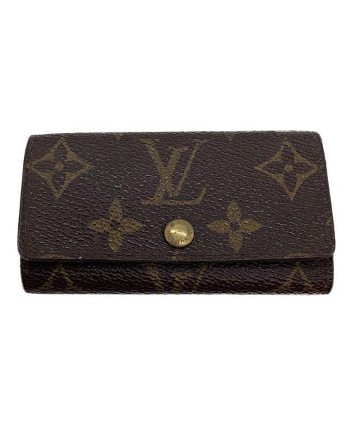 LOUIS VUITTON（ルイ ヴィトン）LOUIS VUITTON (ルイ ヴィトン) キーケース/モノグラム・ミュルティクレ4 ブラウンの古着・服飾アイテム