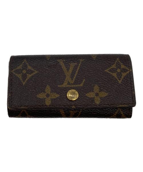 LOUIS VUITTON（ルイ ヴィトン）LOUIS VUITTON (ルイ ヴィトン) キーケース/モノグラム・ミュルティクレ 4 ブラウンの古着・服飾アイテム