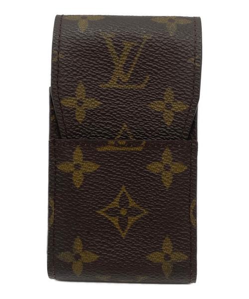 LOUIS VUITTON（ルイ ヴィトン）LOUIS VUITTON (ルイ ヴィトン) シガレットケース/エテュイ・シガレット ブラウンの古着・服飾アイテム