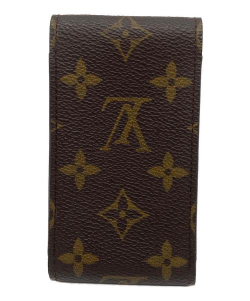 LOUIS VUITTON（ルイ ヴィトン）LOUIS VUITTON (ルイ ヴィトン) シガレットケース/エテュイ・シガレット ブラウンの古着・服飾アイテム