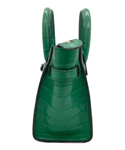 MULBERRY（マルベリー）MULBERRY (マルベリー) マイクロ ジップド ベイズウォーター/2WAYショルダーバッグ グリーンの古着・服飾アイテム