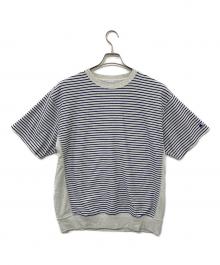 Champion×RHC Ron Herman（チャンピオン×アールエイチシー ロンハーマン）の古着「半袖カットソー」｜グレー×ブルー