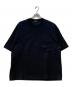 AURALEE（オーラリー）の古着「半袖カットソー/	STAND UP スタンドアップTシャツ」｜ブラック