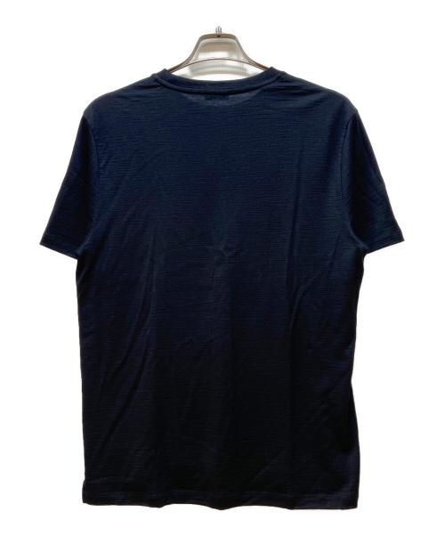 nomiamo（ノミアモ）nomiamo (ノミアモ) 半袖カットソー/ウォッシャブルウール クルーネックTシャツ ブラック サイズ:2の古着・服飾アイテム