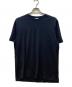nomiamo（ノミアモ）の古着「半袖カットソー/ウォッシャブルウール クルーネックTシャツ」｜ブラック
