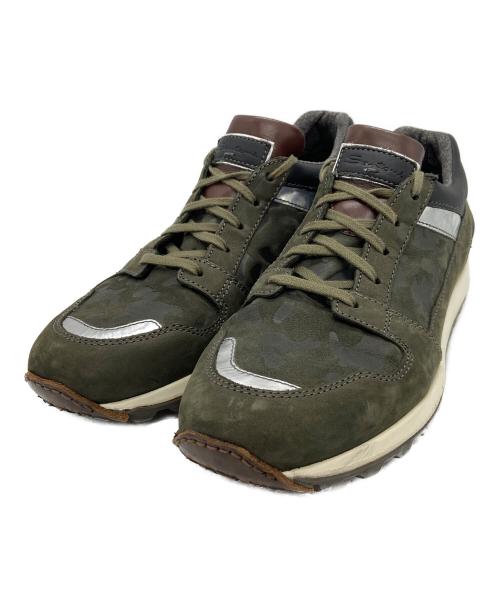 Santoni（サントーニ）Santoni (サントーニ) ローカットスニーカー オリーブ サイズ:8の古着・服飾アイテム