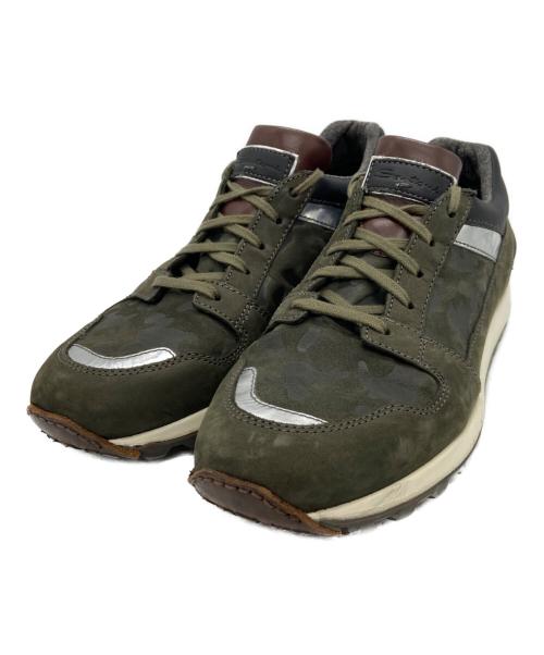 Santoni（サントーニ）Santoni (サントーニ) ローカットスニーカー オリーブ サイズ:8の古着・服飾アイテム