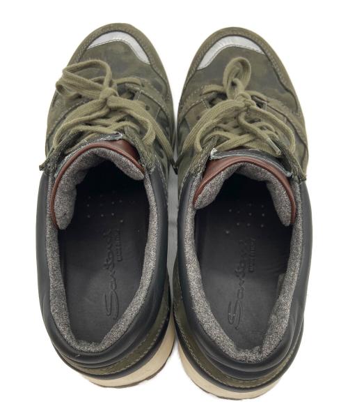 Santoni（サントーニ）Santoni (サントーニ) ローカットスニーカー オリーブ サイズ:8の古着・服飾アイテム