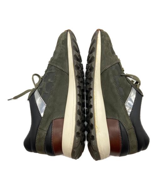 Santoni（サントーニ）Santoni (サントーニ) ローカットスニーカー オリーブ サイズ:8の古着・服飾アイテム