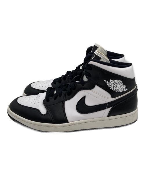 NIKE（ナイキ）NIKE (ナイキ) ハイカットスニーカー/Women's Air Jordan 1 Mid ブラック×ホワイト サイズ:28.5の古着・服飾アイテム