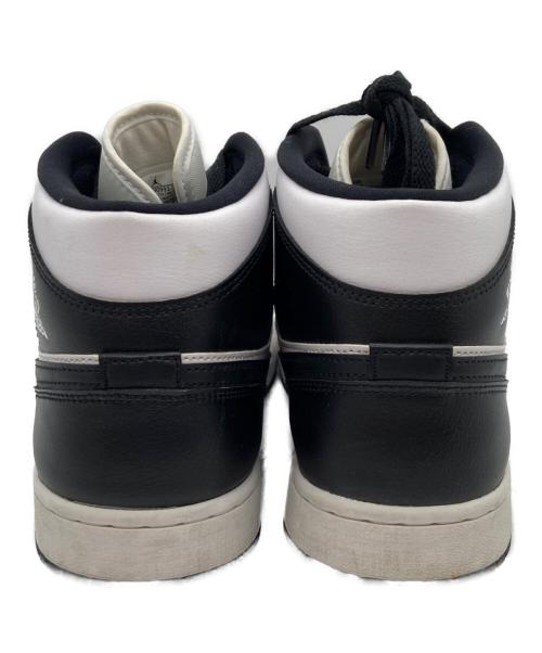 NIKE（ナイキ）NIKE (ナイキ) ハイカットスニーカー/Women's Air Jordan 1 Mid ブラック×ホワイト サイズ:28.5の古着・服飾アイテム