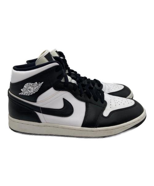 NIKE（ナイキ）NIKE (ナイキ) ハイカットスニーカー/Women's Air Jordan 1 Mid ブラック×ホワイト サイズ:28.5の古着・服飾アイテム
