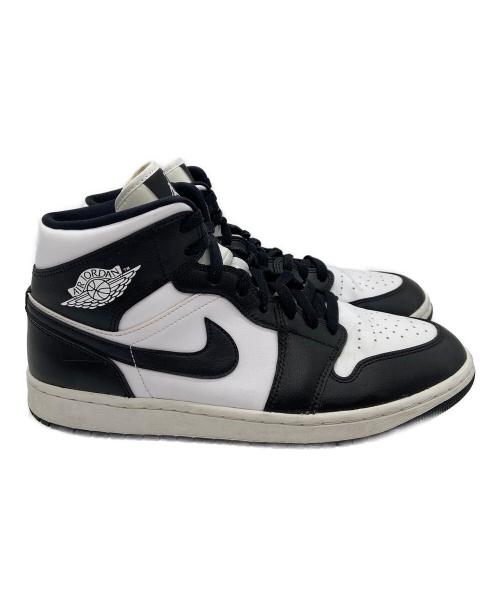 NIKE（ナイキ）NIKE (ナイキ) ハイカットスニーカー/Women's Air Jordan 1 Mid ブラック×ホワイト サイズ:28.5の古着・服飾アイテム
