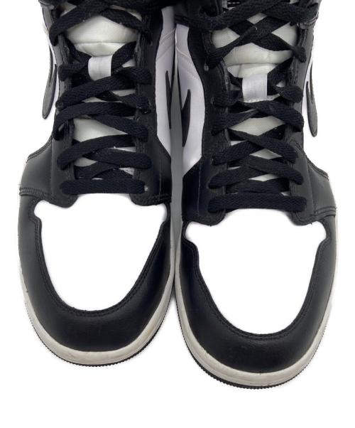NIKE（ナイキ）NIKE (ナイキ) ハイカットスニーカー/Women's Air Jordan 1 Mid ブラック×ホワイト サイズ:28.5の古着・服飾アイテム