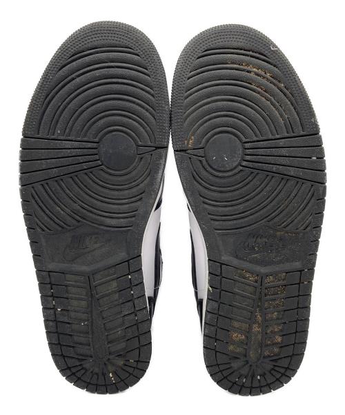 NIKE（ナイキ）NIKE (ナイキ) ハイカットスニーカー/Women's Air Jordan 1 Mid ブラック×ホワイト サイズ:28.5の古着・服飾アイテム