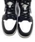 中古・古着 NIKE (ナイキ) ハイカットスニーカー/Women's Air Jordan 1 Mid ブラック×ホワイト サイズ:28.5：7000円