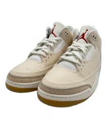 NIKE×LEVI'S（ナイキ×リーバイス）の古着「ミッドカットスニーカー/Air Jordan 3 Retro SP "Ecru Denim"」｜ホワイト×ベージュ