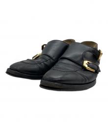 GUCCI（グッチ）の古着「モンクストラップシューズ」｜ブラック