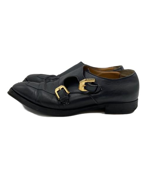 GUCCI（グッチ）GUCCI (グッチ) モンクストラップシューズ ブラック サイズ:6 1/2の古着・服飾アイテム