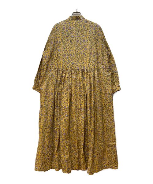SOIL（ソイル）SOIL (ソイル) 長袖ワンピース イエロー サイズ:2の古着・服飾アイテム