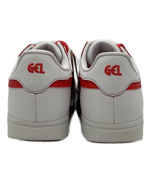 asics（アシックス）asics (アシックス) ローカットスニーカー/gel-vickka pro ホワイト×レッド サイズ:27.5cmの古着・服飾アイテム