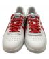 asics (アシックス) ローカットスニーカー/gel-vickka pro ホワイト×レッド サイズ:27.5cm：8000円