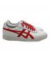 中古・古着 asics (アシックス) ローカットスニーカー/gel-vickka pro ホワイト×レッド サイズ:27.5cm：8000円