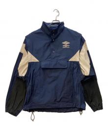 PUBLIC TOKYO×UMBRO（パブリックトウキョウ×アンブロ）の古着「プルオーバージャケット」｜ネイビー