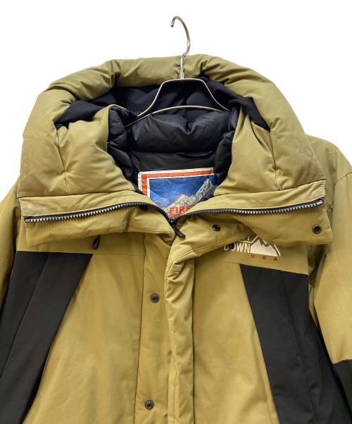 FIRST DOWN（ファーストダウン）FIRST DOWN (ファーストダウン) FREAK'S STORE (フリークスストア) ダウンジャケット カーキ×ブラック サイズ:Mの古着・服飾アイテム