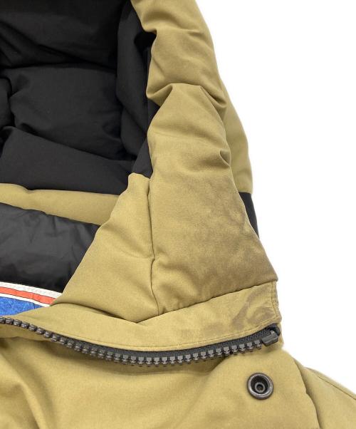 FIRST DOWN（ファーストダウン）FIRST DOWN (ファーストダウン) FREAK'S STORE (フリークスストア) ダウンジャケット カーキ×ブラック サイズ:Mの古着・服飾アイテム
