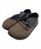 BIRKENSTOCKビルケンシュトック）の古着「レザーシューズ/モンタナ」｜ブラウン×ブラック