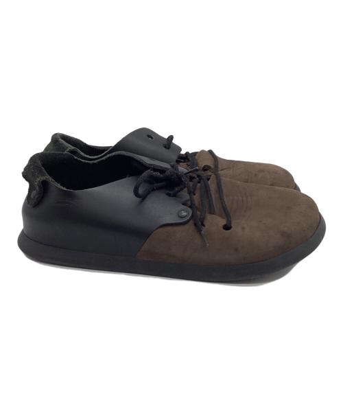 BIRKENSTOCK（ビルケンシュトック）BIRKENSTOCK (ビルケンシュトック) レザーシューズ/モンタナ ブラウン×ブラック サイズ:23cmの古着・服飾アイテム
