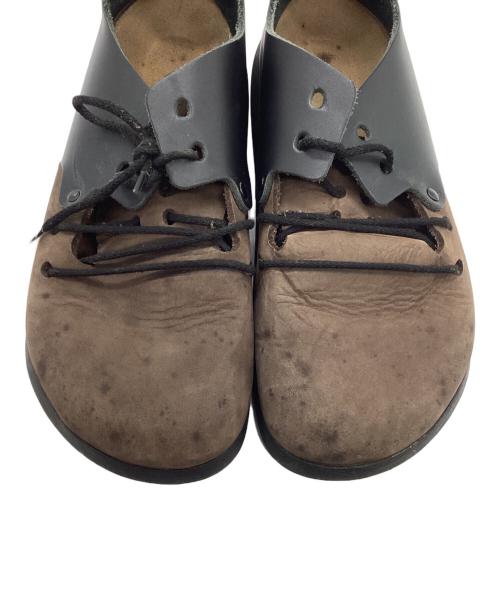 BIRKENSTOCK（ビルケンシュトック）BIRKENSTOCK (ビルケンシュトック) レザーシューズ/モンタナ ブラウン×ブラック サイズ:23cmの古着・服飾アイテム