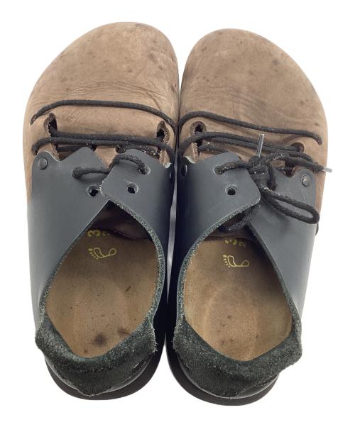 BIRKENSTOCK（ビルケンシュトック）BIRKENSTOCK (ビルケンシュトック) レザーシューズ/モンタナ ブラウン×ブラック サイズ:23cmの古着・服飾アイテム