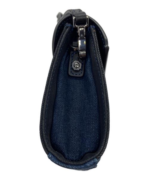 DIESEL（ディーゼル）DIESEL (ディーゼル) クラッチショルダーバッグ インディゴの古着・服飾アイテム