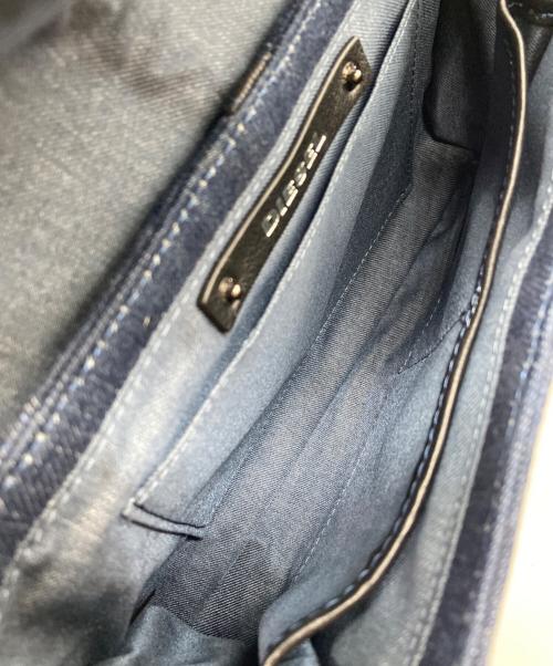 DIESEL（ディーゼル）DIESEL (ディーゼル) クラッチショルダーバッグ インディゴの古着・服飾アイテム