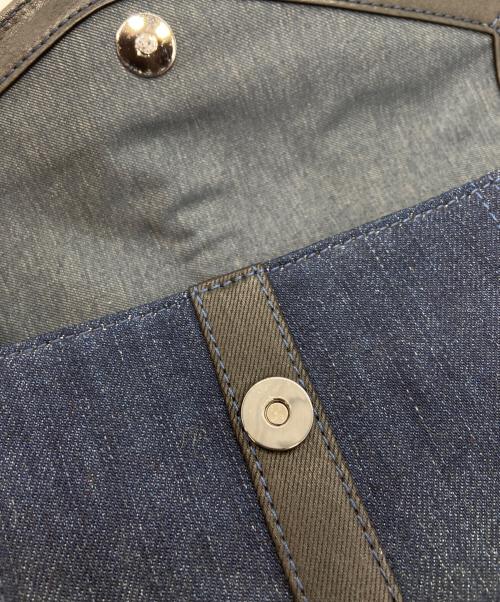 DIESEL（ディーゼル）DIESEL (ディーゼル) クラッチショルダーバッグ インディゴの古着・服飾アイテム