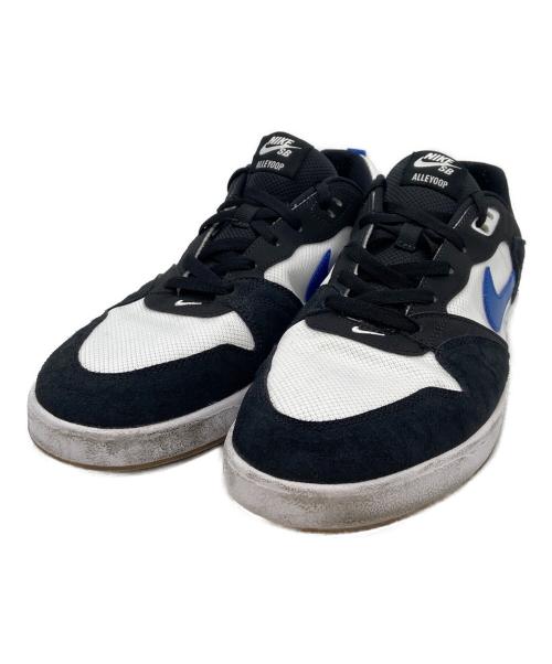 NIKE（ナイキ）NIKE (ナイキ) ローカットスニーカー/NIKE SB ALLEYOOP ホワイト×ブラック×ブルー サイズ:29.5の古着・服飾アイテム
