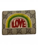 GUCCIグッチ）の古着「2つ折り財布/レインボー」｜ブラウン