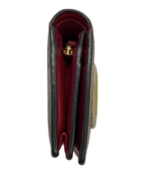 GUCCI（グッチ）GUCCI (グッチ) 2つ折り財布/レインボー ブラウンの古着・服飾アイテム