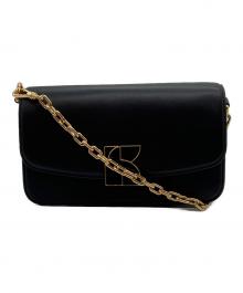 Kate Spade（ケイトスペード）の古着「チェーンショルダーバッグ」｜ブラック