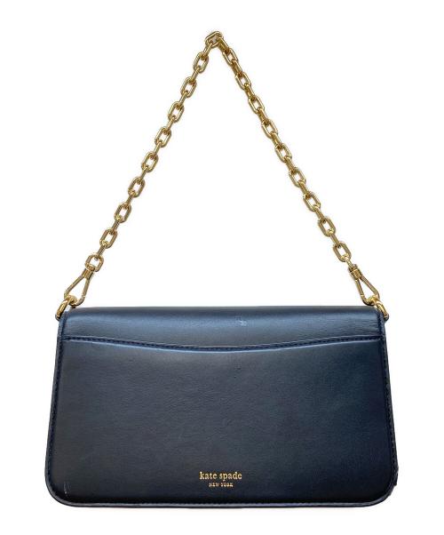 Kate Spade（ケイトスペード）Kate Spade (ケイトスペード) チェーンショルダーバッグ ブラックの古着・服飾アイテム