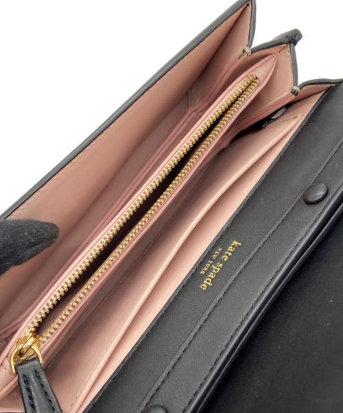 Kate Spade（ケイトスペード）Kate Spade (ケイトスペード) チェーンショルダーバッグ ブラックの古着・服飾アイテム