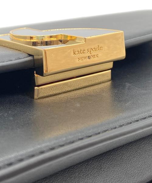 Kate Spade（ケイトスペード）Kate Spade (ケイトスペード) チェーンショルダーバッグ ブラックの古着・服飾アイテム