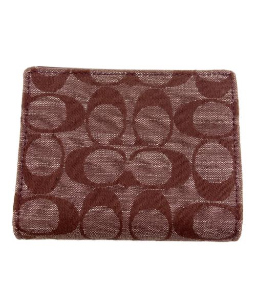 COACH（コーチ）COACH (コーチ) 3つ折り財布/スモールモーガン ボルドーの古着・服飾アイテム