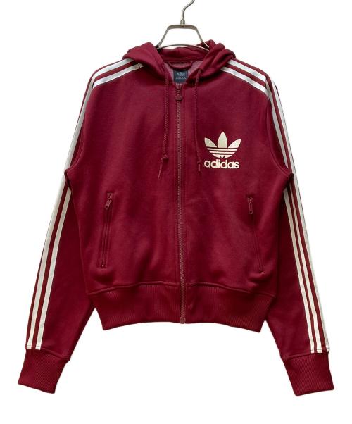 adidas Originals（アディダスオリジナル）adidas Originals (アディダスオリジナル) ジップパーカー レッド サイズ:Sの古着・服飾アイテム