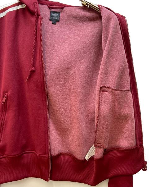adidas Originals（アディダスオリジナル）adidas Originals (アディダスオリジナル) ジップパーカー レッド サイズ:Sの古着・服飾アイテム
