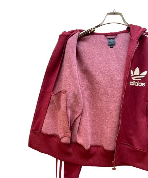 adidas Originals（アディダスオリジナル）adidas Originals (アディダスオリジナル) ジップパーカー レッド サイズ:Sの古着・服飾アイテム