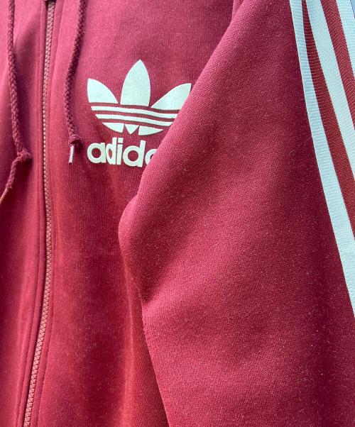 adidas Originals（アディダスオリジナル）adidas Originals (アディダスオリジナル) ジップパーカー レッド サイズ:Sの古着・服飾アイテム