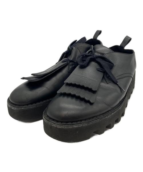 CLARKS（クラークス）CLARKS (クラークス) Engineerd Garments レザーシューズ ブラック サイズ:28.5の古着・服飾アイテム